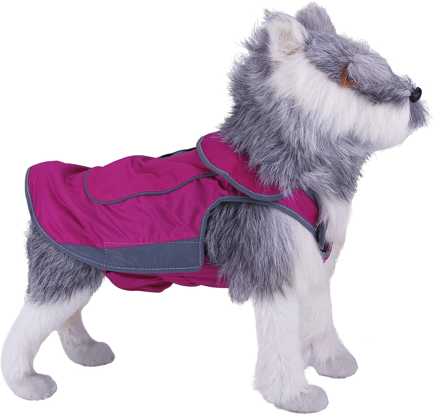  ThinkPet Chaqueta Perros Abrigo Perro Invierno Abrigo Forrado Impermeable con Copo de Nieve Sudadera Perro con Cintas Reflectantes para Perros pequeños medianos y Grandes 