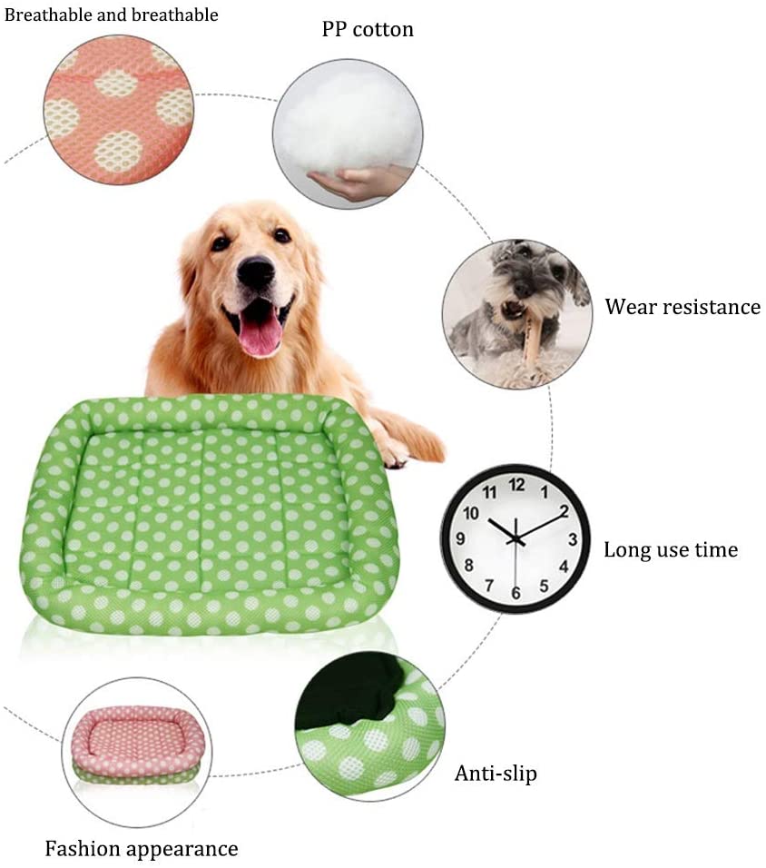  Tlang Pet Bed Pet Sofá Cama reclinable a Prueba de Humedad Antideslizante sándwich Malla Transpirable Mat Resistente al Desgaste mordida Mascota Nido pequeño Perro caseta 