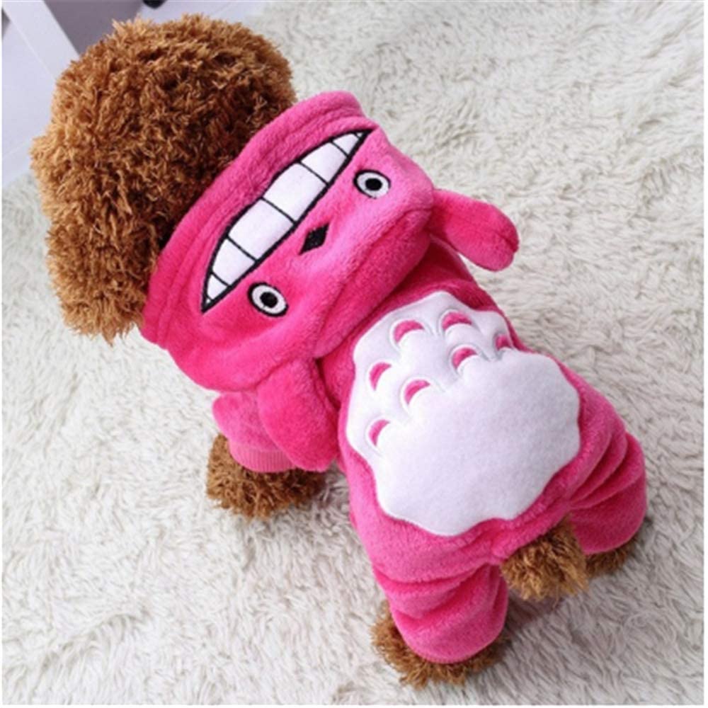  TMMDZZ Mascota Banda De Perro Invierno Cálido Cálido Lovechi Chihua Chaquetas Gato Sudaderas Pug Francés Bulldog Ropa XS-XXL XXL Rojo 