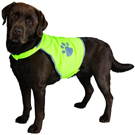  Trixie 30083 - Chaleco de Seguridad para Perros (Talla L, 64-81 cm), Color Negro 