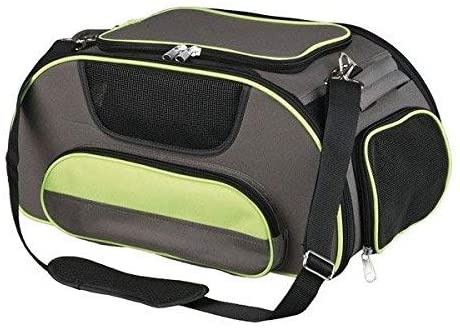  Trixie alas airlindog Carrier, 46 x 28 x 23 cm, Color marrón y Verde 