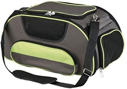  Trixie alas airlindog Carrier, 46 x 28 x 23 cm, Color marrón y Verde 