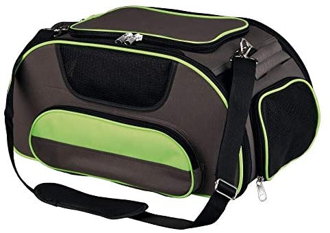  Trixie alas airlindog Carrier, 46 x 28 x 23 cm, Color marrón y Verde 