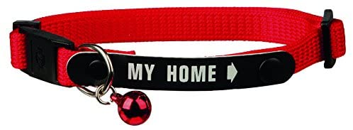  Trixie Collar Gatos con Placa Identificativa, Nylon, Colores Surtidos 