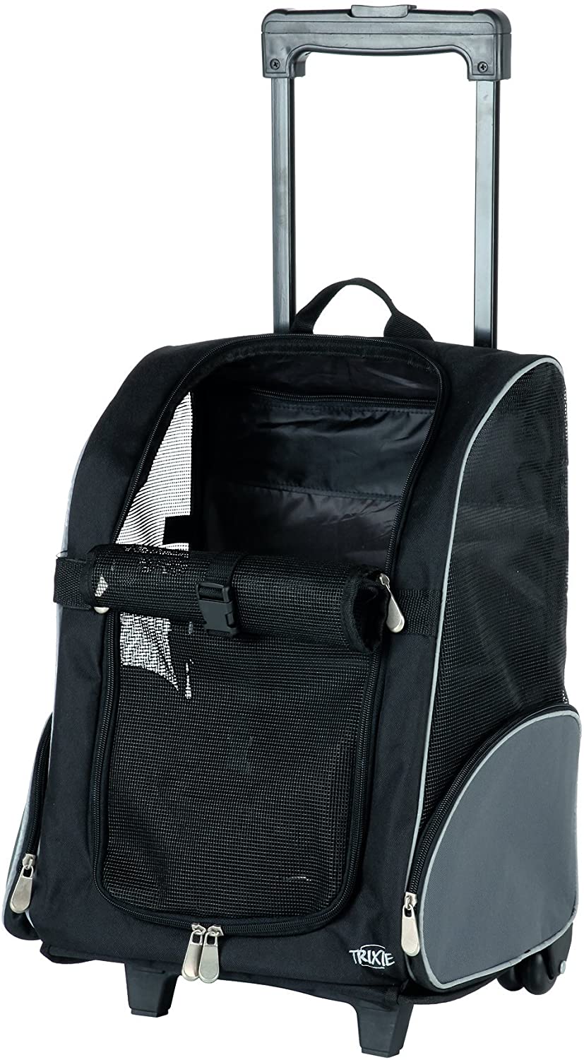  Trixie - Trolley, nylon, 34 x 43 x 67 cm, color negro y gris 