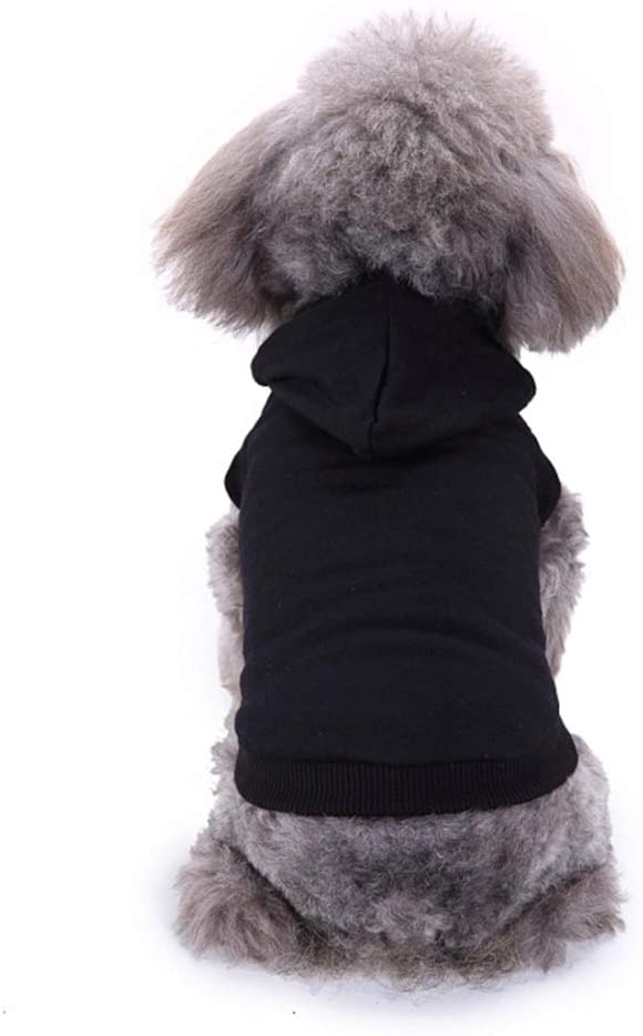  TUOTANG Suministros para Mascotas Ropa para Perros Chaleco Color Sólido Ropa de Verano para Mascotas Camiseta,Negro 1,XL 