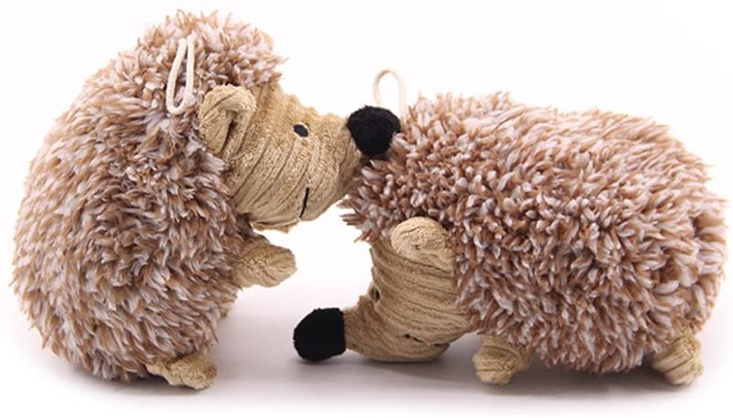  UKCOCO Juguete para Perro de Peluche Squeaky Erizo Juguetes Cachorro Perro Juguete 