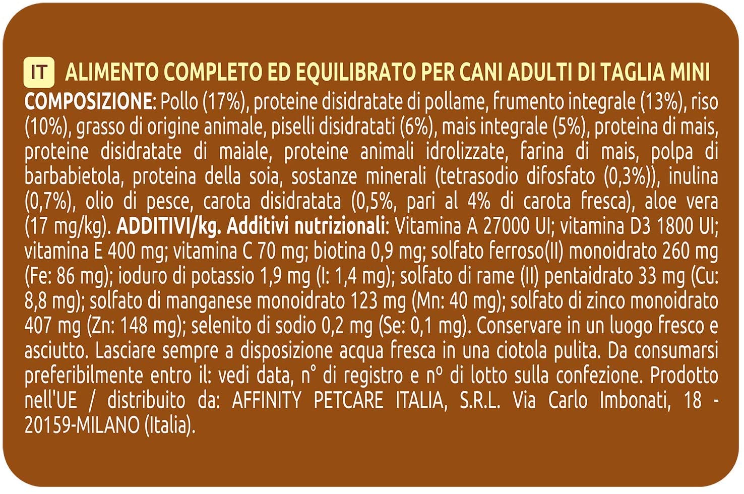  Ultima Pienso para Perros Mini Adultos con Pollo - 1.5 kg 