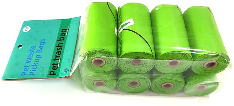  WGGLK 120 Bolsas De Basura para Perros, Bolsas De Aseo para Mascotas, Bolsas De Basura Biodegradables A Prueba De Fugas Y Gruesas, FáCiles De Transportar. 