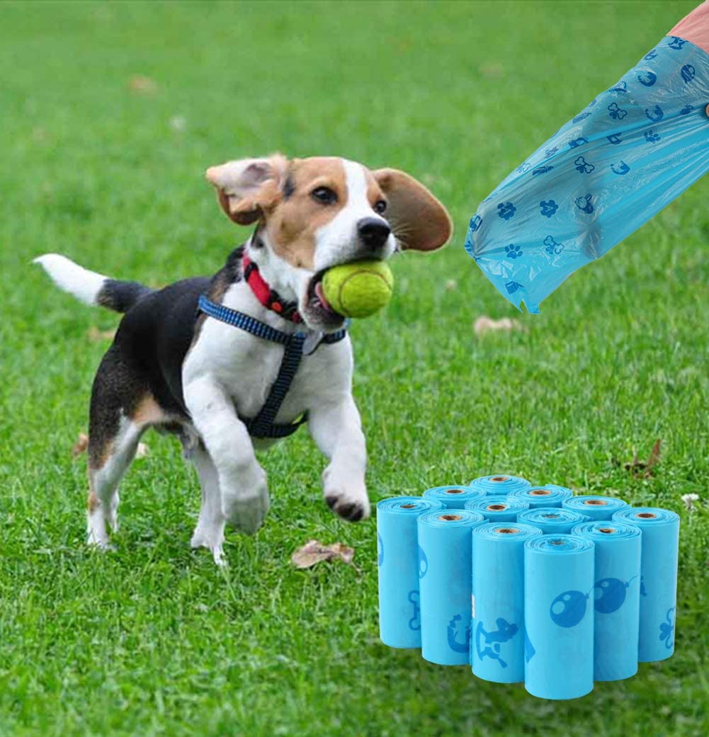  WGGLK 240 Bolsas De Aseo para Mascotas, Bolsas De Basura para Perros, Engrosamiento A Prueba De Fugas, Bolsas De Basura Biodegradables FáCiles De Transportar. 