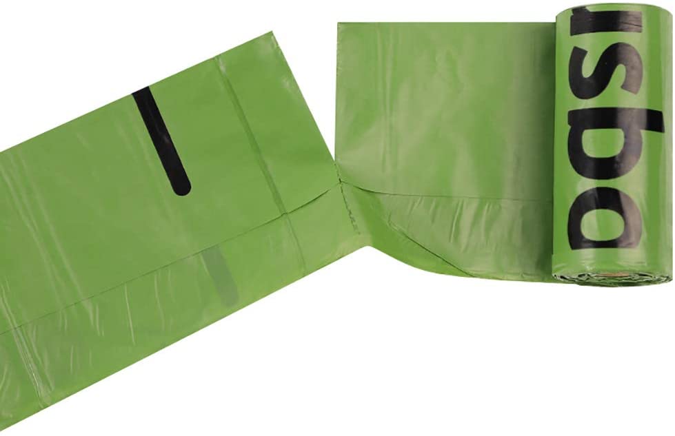  WGGLK Bolsas De EstiéRcol para Perros De 8 Carretes, Bolsas De Basura Biodegradables, Bolsas De Basura para Mascotas Gruesas, A Prueba De Fugas Y Resistentes 