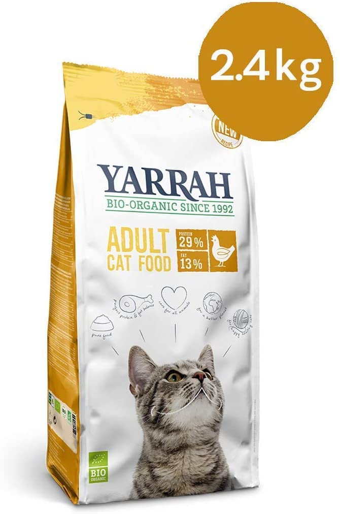  Yarrah Gato Pienso De Pollo con Proteina 2,4Kg. Bio, 2.4 kg 