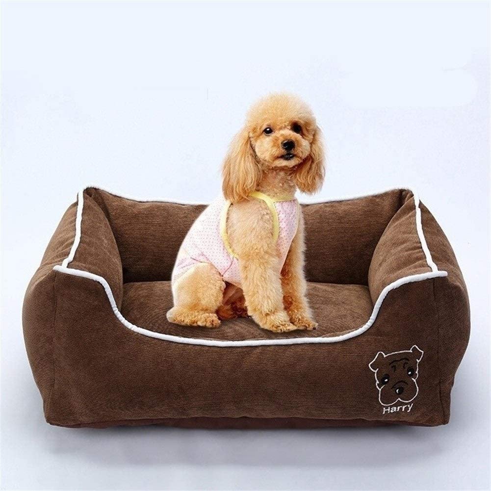  Yingtaoqiezi Las camas de mascotas gato del perro Ropa de cama Cama cama casa del animal doméstico for la pequeña mediana grande del cajón del perro del cojín de cama de humedad inferior prueba for to 