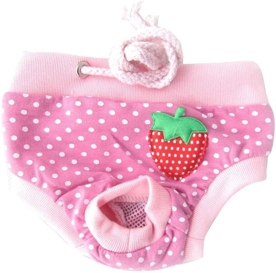  Ymwave Reutilizables Lavable Femenina Mascotas Fisiológicas Perras Pantalones Sanitarios Pack de 4. 