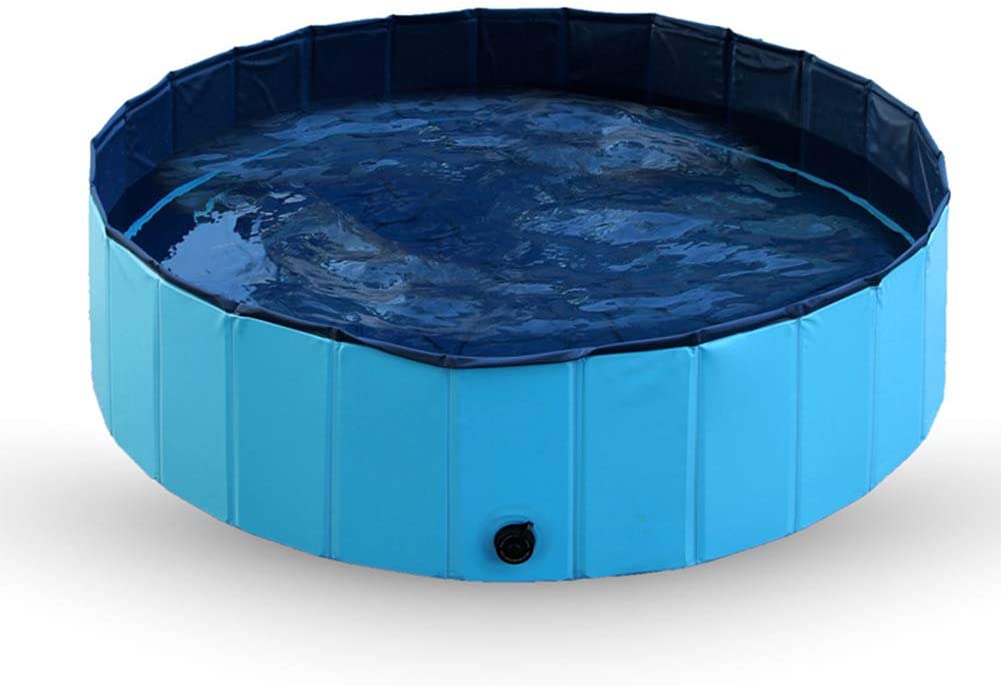  YQQY Plegable Piscina para Perros NiñOs Piscina Infantil Gato Perro Piscina Piscina De Bolas para NiñOs SPA para Mascotas Jardin Terraza BañO 