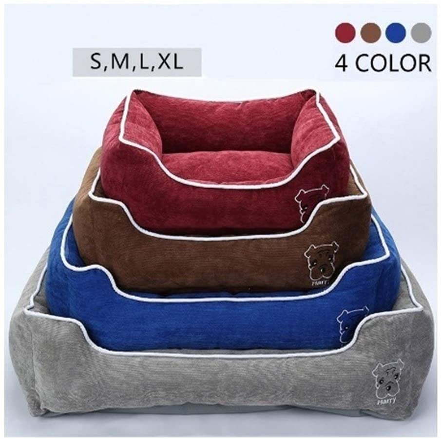  YSJ LTD Cama del animal doméstico for la pequeña mediana grande del cojín del cajón del perro Deluxe lecho suave humedad inferior prueba for todas las estaciones del perrito de la casa de perro cama d 