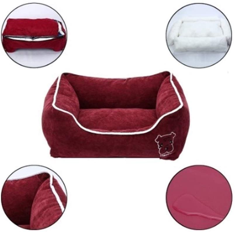  YSJ LTD Cama del animal doméstico for la pequeña mediana grande del cojín del cajón del perro Deluxe lecho suave humedad inferior prueba for todas las estaciones del perrito de la casa de perro cama d 