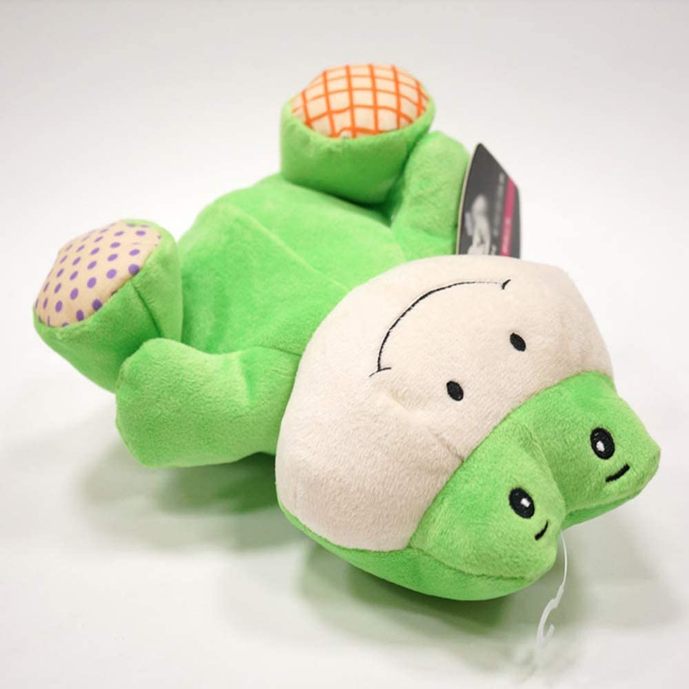  zqq Juguete De Peluche Juguete De Tela De Rana Verde Juguete para Mascotas Juguete para Morder Sonido De Perro 