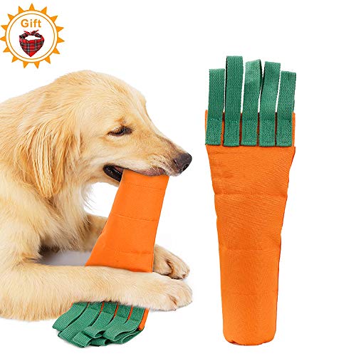 2 Piezas De Perro Snuffle Mat Entrenamiento Del Juguete, Zanahoria Diseño Snack Food Formación Juguetes De Peluche Para Mascotas Alienta Natural Habilidades De Llenar Para Feeding Ideal Para Perros