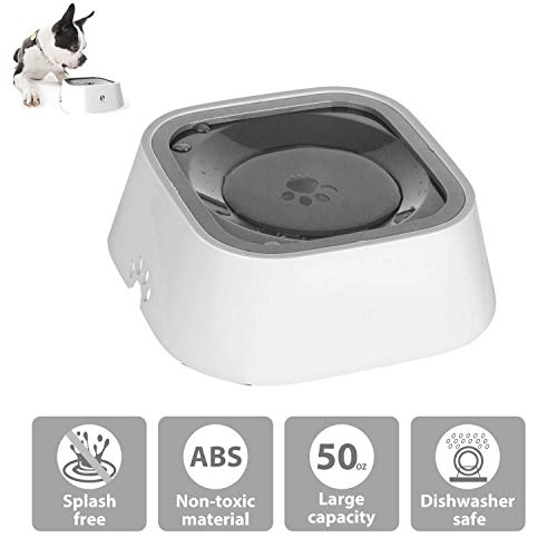 ACLBB Recipiente de Agua para Perro/Dispensador para Mascota/Bebedero para Gatos -(1.5L)