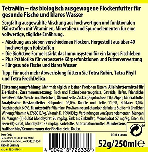 Alimento Principal para Todos los Peces Ornamentales, TetraMin