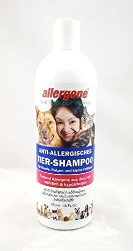 Allergone - Champú antialérgico para Animales, 472 ml