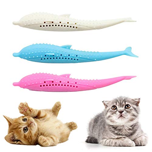 Almohada Juguetes Creativos Decorativos Molares para Animales Juguetes para Gatos Gato Interactivo Menta Pescado Relleno Almohada Muñeca Simulación Pez Jugar Juguete Animal