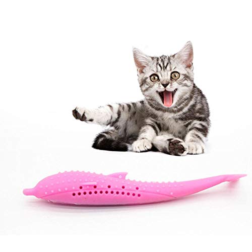 Almohada Juguetes Creativos Decorativos Molares para Animales Juguetes para Gatos Gato Interactivo Menta Pescado Relleno Almohada Muñeca Simulación Pez Jugar Juguete Animal