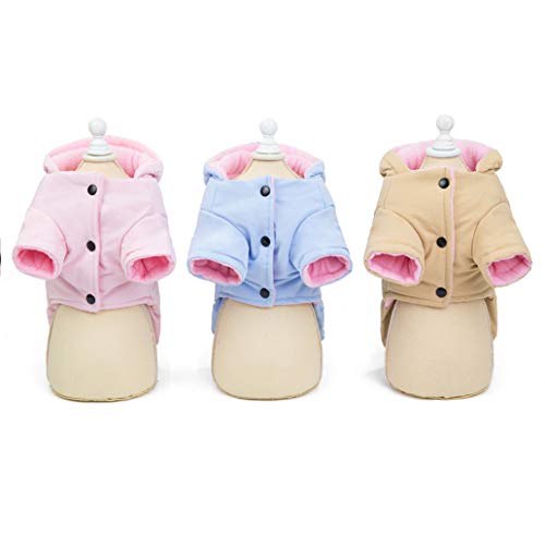 AMURAO Otoño Invierno A Prueba de Viento Ropa para Mascotas Chaqueta de Mezclilla Chaqueta para Perro Arnés Chaleco Chihuahua Chaleco Ropa de caniche