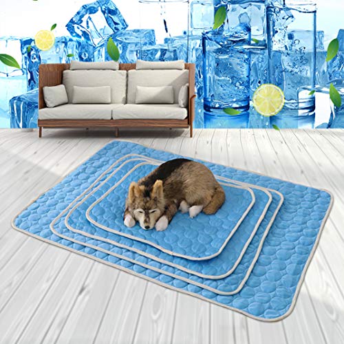 AMURAO Summer Pet Dog Cooling Mat Manta de Hielo Gatos Sofá Cojín Ropa de Cama Mascotas Cama para Dormir Productos para Mascotas Accesorios