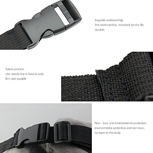 AMZTM Collar De Perro Inflable De Recuperación De Mascotas-Cuello Protector Suave para Perros (Gris, S)