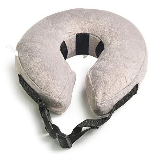 AMZTM Collar De Perro Inflable De Recuperación De Mascotas-Cuello Protector Suave para Perros (Gris, XL)