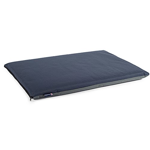 Ancol - Cama Plana Impermeable para Perro, 61 x 46 cm, Color Azul y Gris