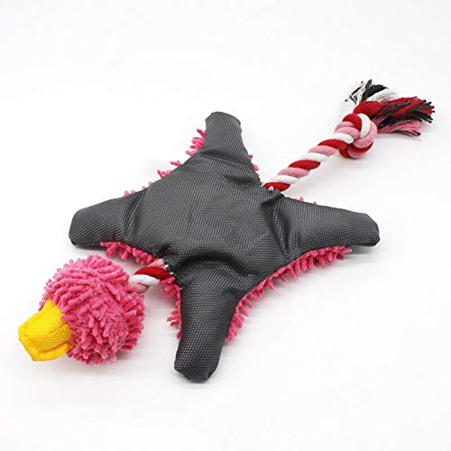 aolongwl Juguetes para Mascotas 3pcs / Pet Dog Squeaky Toy Durable Cute Mop Duck Making Sound Plush Dog Puppy Chew Toys Training Dentición Toy