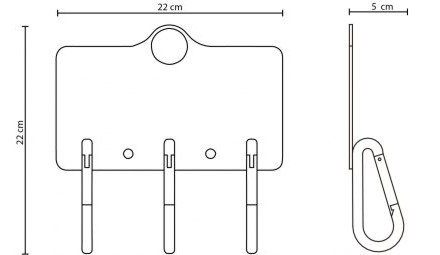 AQUIDOG F3 Original para 3 PLAZAS - Soporte para LA Espera Temporal DE Mascotas Y Perros 2020