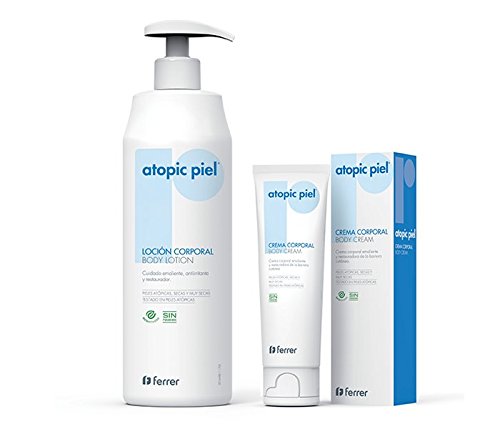 Atopic Piel Loción Corporal 200ml - Loción Corporal de Uso Diario para pieles atópicas, Piel Seca y Eccema. Rápida absorción.