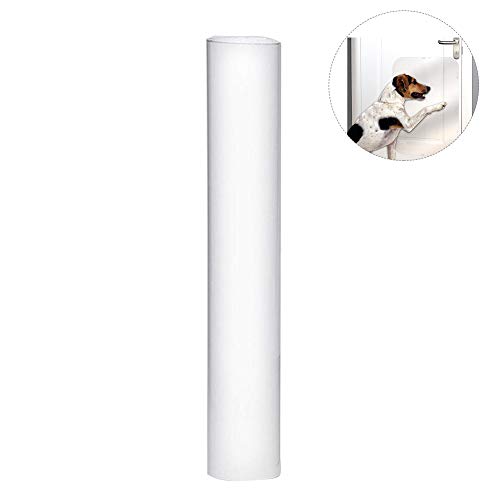 ATpart - Protector de arañazos de perro para puertas, para cortar y crear tú mismo un marco de puerta transparente, como protección para sofá, pared, perfecto para uso interior y exterior