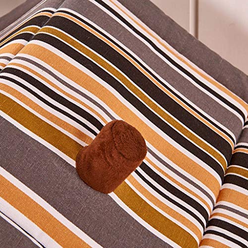 AYWJ YAN Caseta para Perros y Gatos Cama para pequeñas Mascotas Techo Desmontable (Color : Brown, Size : S)