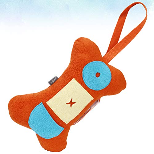 Balacoo Juguetes para Masticar Perros Juguete de Chirrido Relleno Forma de Hueso Juguete Que Hace El Sonido Juguete para Mascota Pequeño Perro Cachorro