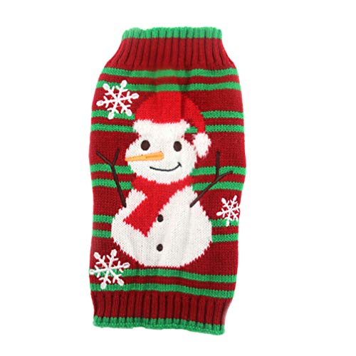 Balacoo Santa muñeco de Nieve Traje de Perro Navidad Mascota Gato Sudadera con Capucha Abrigo Ropa Ropa para Cachorro Peluche Chihuahua Yorkshire caniche maltés Cachorro Pug tamaño XXS