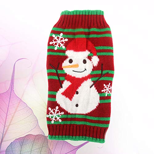 Balacoo Santa muñeco de Nieve Traje de Perro Navidad Mascota Gato Sudadera con Capucha Abrigo Ropa Ropa para Cachorro Peluche Chihuahua Yorkshire caniche maltés Cachorro Pug tamaño XXS