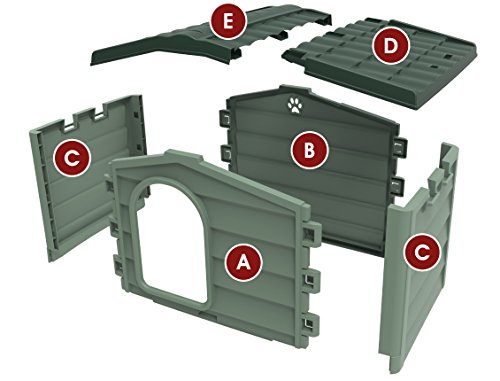 Bama - Kit de Paneles aislantes para caseta Bungalow