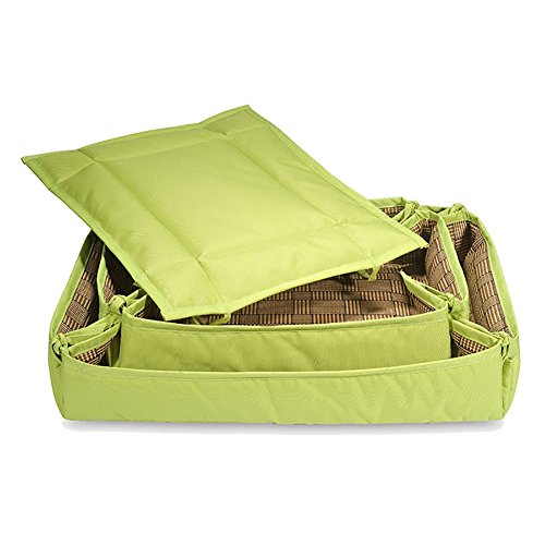 BANG-LYX Cama del Animal doméstico Cama for Perros Caseta de Perro extraíble Cuatro Estaciones for Mascotas Cama del nidal Gato Perro Mat Mat Suministros, Tamaño Opcional. (Color : A, Size : M)