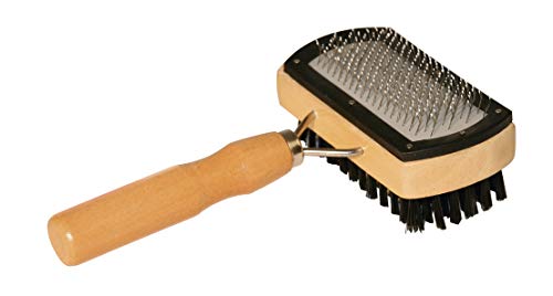 Basic Care Slicker Brush el doble de tapas protectoras y cerdas