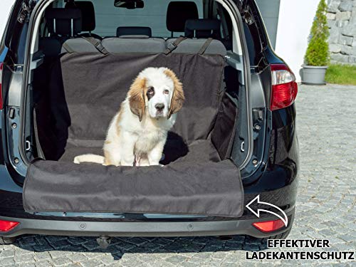 bavani para maletero Protección para maletero – Manta para perros con protección lateral y protección ladekant – Suciedad y impermeable – Extra Fuerte para maletero – Estera Con Fijación