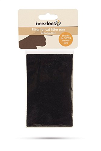 Beeztees filtro de carbón activado cat WC 82 x 132 mm, adecuado para Curver Petlife Style contra el olor