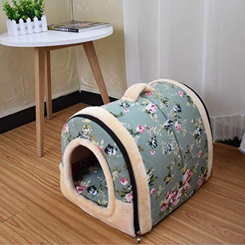 Bert-Collins pet beds Plegable caseta de Perro de Mascota Cama del Perro y el Gato casa del Animal doméstico se Puede Quitar y Lavar Camas de Mascotas, 7,35X30