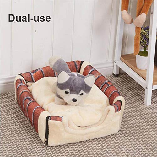 Bert-Collins pet beds Plegable caseta de Perro de Mascota Cama del Perro y el Gato casa del Animal doméstico se Puede Quitar y Lavar Camas de Mascotas, 7,35X30