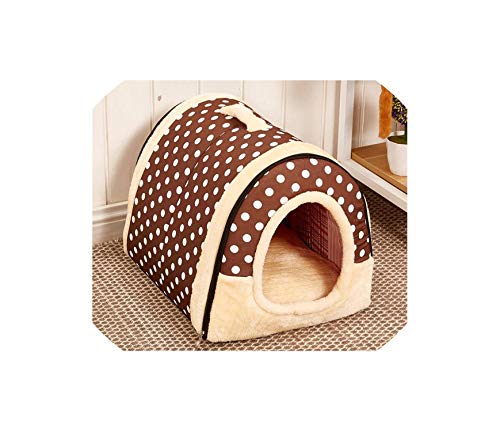 Bert-Collins pet beds Plegable caseta de Perro de Mascota Cama del Perro y el Gato casa del Animal doméstico se Puede Quitar y Lavar Camas de Mascotas, 7,35X30