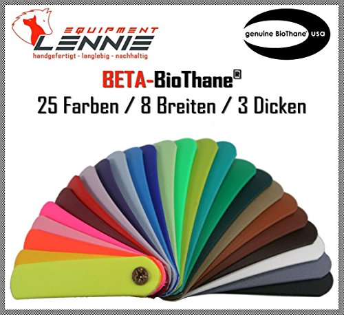 Beta de biothane® metro/aprox. 3,8 mm de grosor (Super Heavy)/Varios Amplio/11 colores